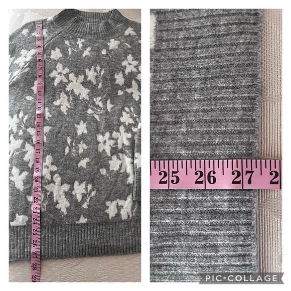 Liz Claiborne Pullover Sweater Mock Neck Long Sleeves - Picture 5 of 11